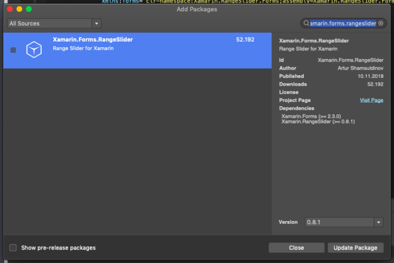Xamarin Forms Range Slider | Ömer Sezer